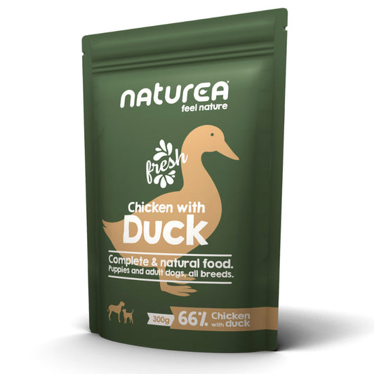 Naturea Chicken with Duck - Alimento húmido sem cereais para cães - Frango e Pato
