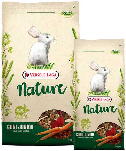Versele Laga Nature Cuni Junior - Mistura para coelhos anões até aos 8 meses