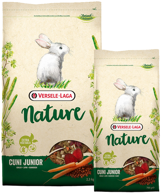 Versele Laga Nature Cuni Junior - Mistura para coelhos anões até aos 8 meses