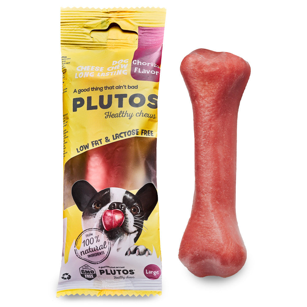 Plutos - Osso Comestível de Chouriço para Cão