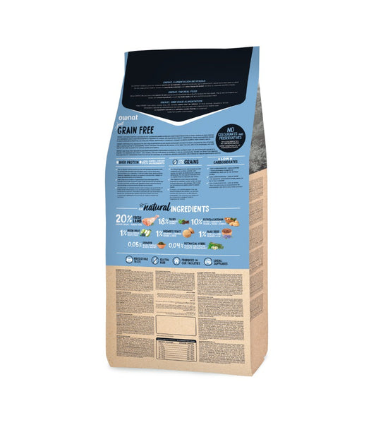 Ownat Just Grain Free Cão Adulto - Ração seca para cão adulto - Sabor a Borrego