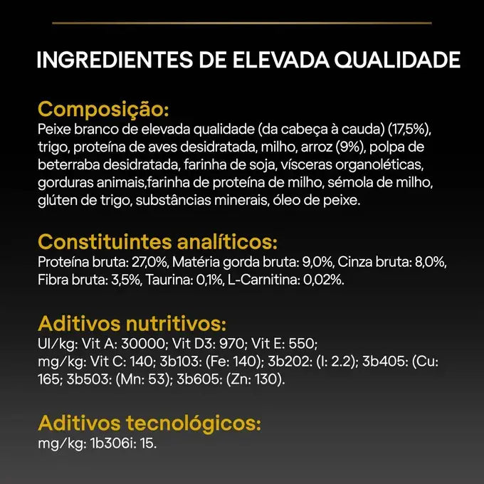 Pro Plan All Sizes Light & Sterilised Adult - Ração seca para cão adulto para controlo do peso - Sabor a Peixe Branco