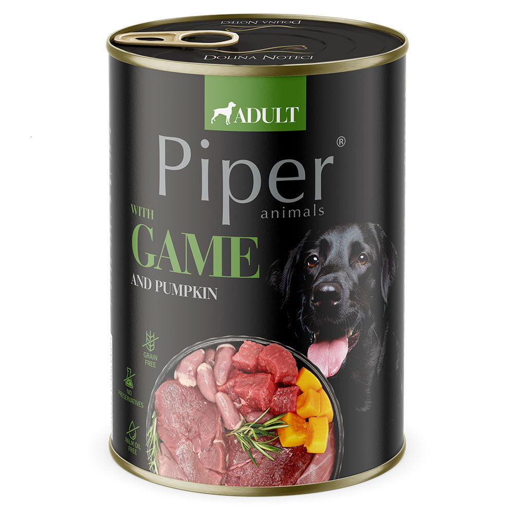 Piper - Alimento húmido para cão - Sabor a caça e abóbora