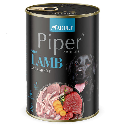 Piper - Alimento húmido para cão - Sabor a Borrego e Cenouras