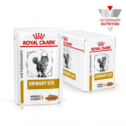 Royal Canin VET Urinary S/O - Alimento húmido em molho para gatos com problemas urinários