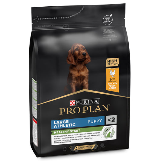 Pro Plan Healthy Start Large Athletic Puppy - Ração seca para cachorro de porte grande - Sabor a Frango