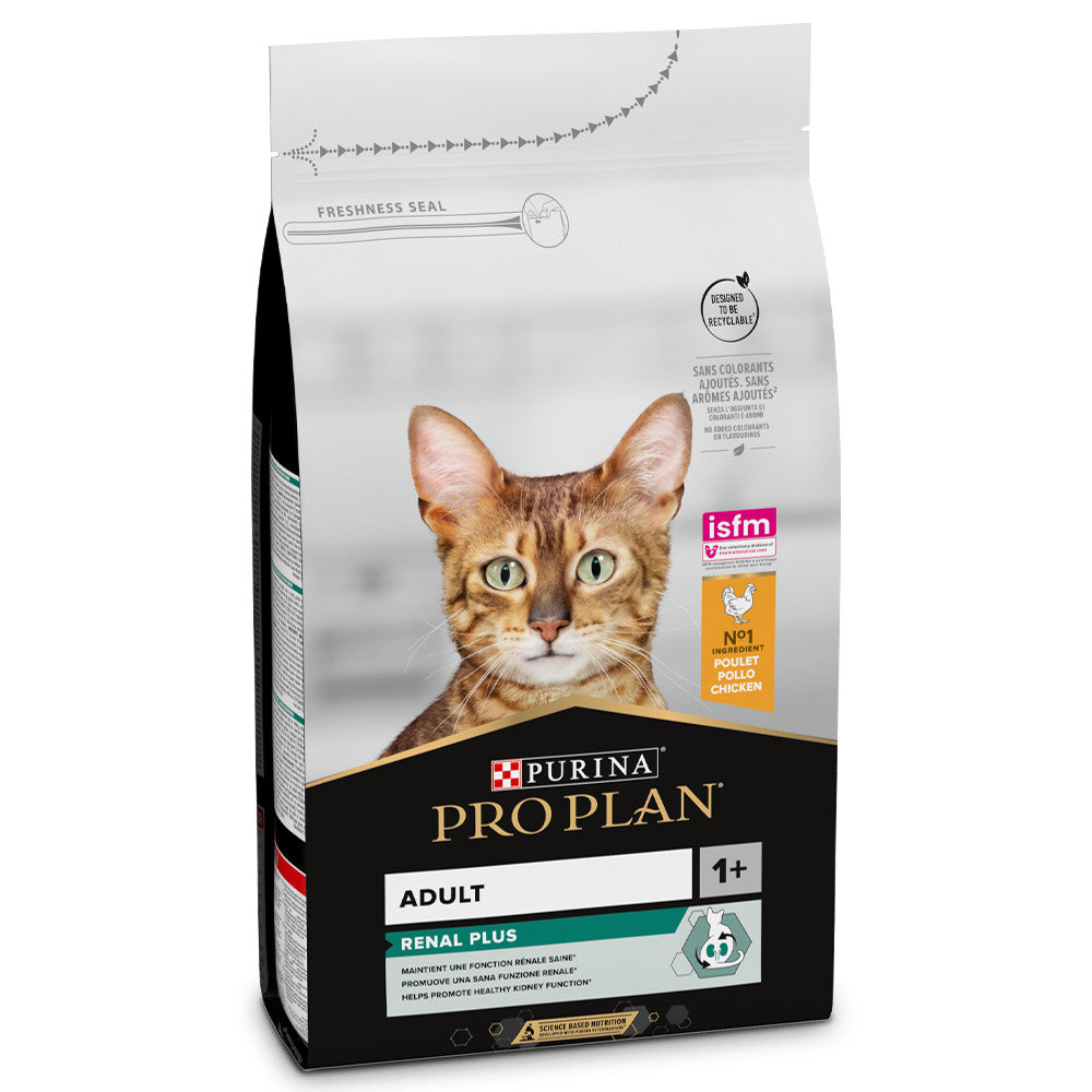 Pro Plan Renal Plus Adult - Ração seca para gato adulto - Sabor a Frango