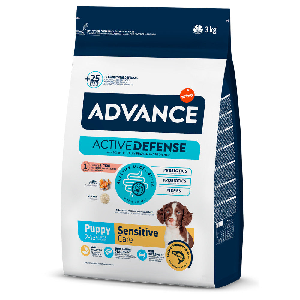 Advance Puppy Sensitive - Ração seca para cachorro - Sabor a Salmão