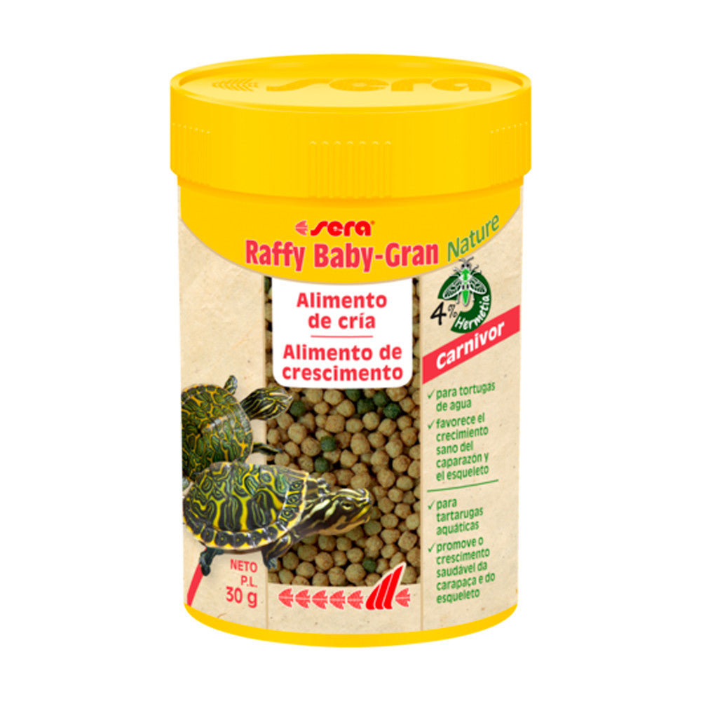 Sera Raffy Baby-Gran Nature - Alimentação para tartarugas bebés