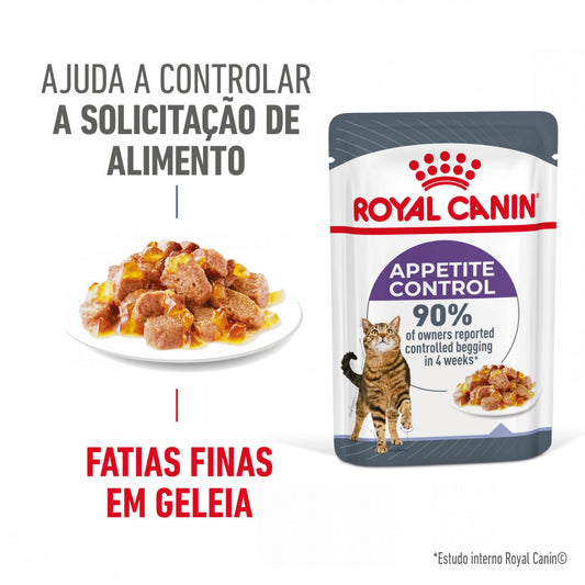 Royal Canin Appetite Control Care - Alimento húmido em geleia para gatos para controlo do apetite