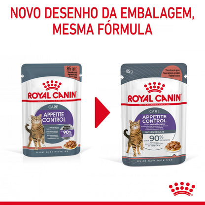 Royal Canin Appetite Control Care - Alimento húmido em molho para gatos para controlo do apetite