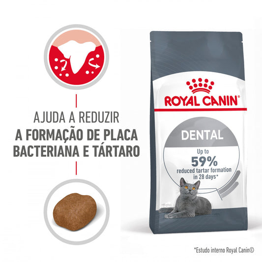 Royal Canin Dental - Ração seca para gatos adultos para ajudar a apoiar a saúde dentária