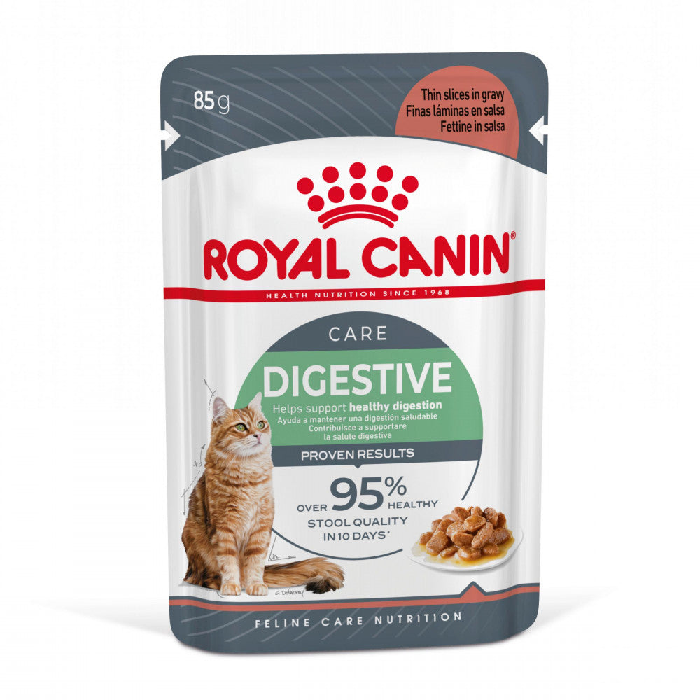 Royal Canin Digestive Care - Alimento húmido em molho para gatos com estômago sensível