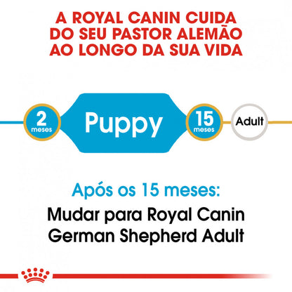 Royal Canin Pastor Alemão Puppy - Ração seca para cachorro de raça