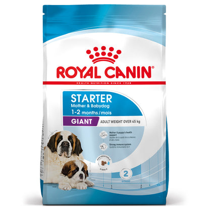 Royal Canin Starter Mother & Babydog Giant - Ração seca para cadelas gestantes/lactantes e cachorros de porte gigante até aos 2 meses