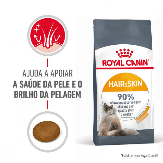 Royal Canin Hair & Skin - Ração seca para gatos com sensibilidades da pele e do pelo