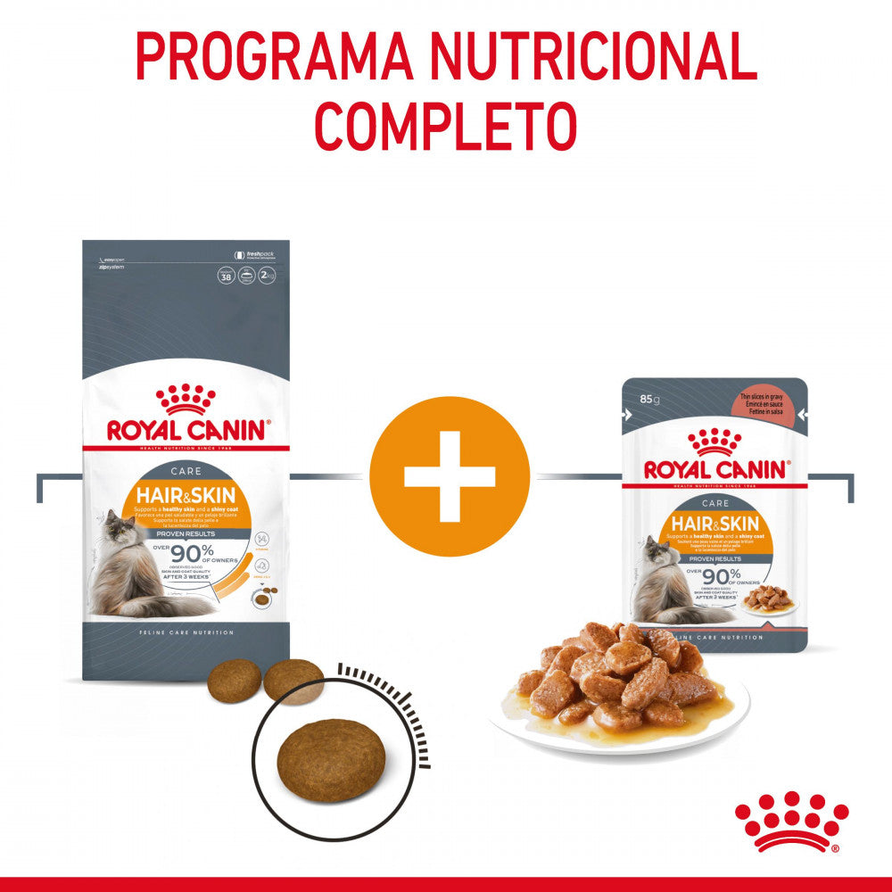 Royal Canin Hair & Skin - Ração seca para gatos com sensibilidades da pele e do pelo
