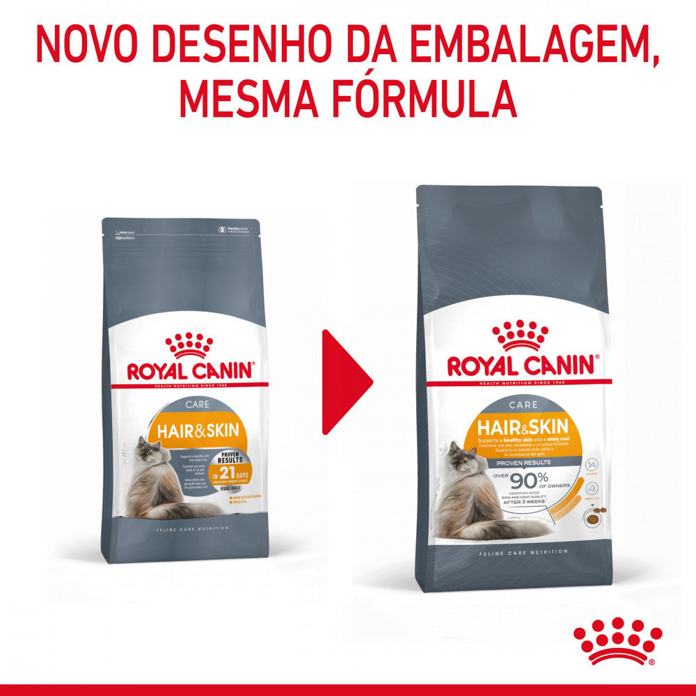 Royal Canin Hair & Skin - Ração seca para gatos com sensibilidades da pele e do pelo