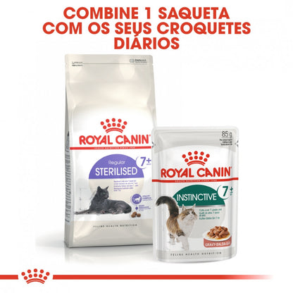 Royal Canin Instinctive 7+ - Alimento húmido em molho para gatos com mais de 7 anos