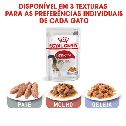 Royal Canin Instinctive - Alimento húmido em geleia para gato adulto