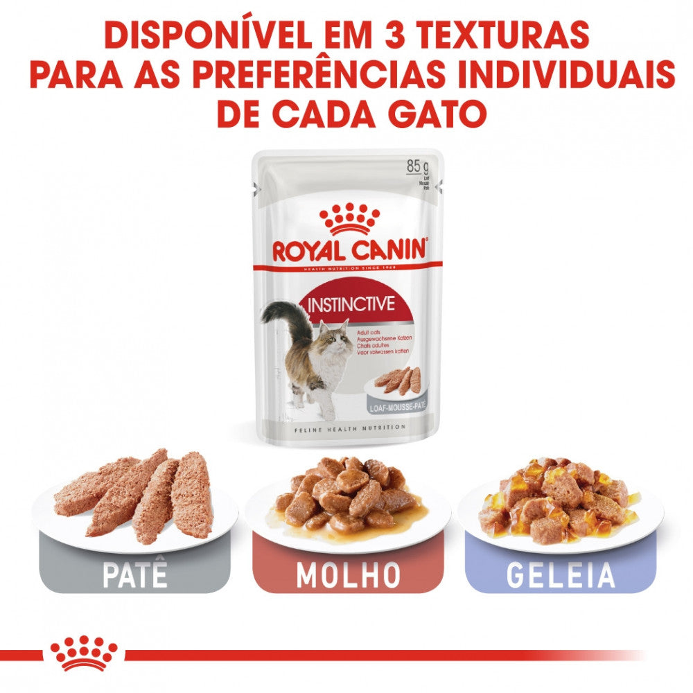 Royal Canin Instinctive - Alimento húmido em patê para gato adulto