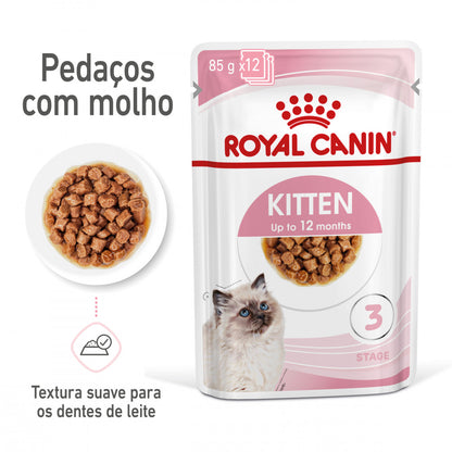 Royal Canin Kitten - Alimento húmido em molho para gatinhos