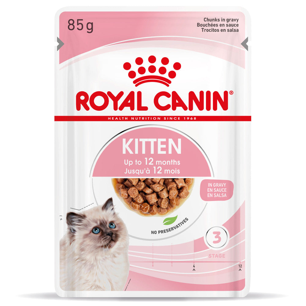 Royal Canin Kitten - Alimento húmido em molho para gatinhos