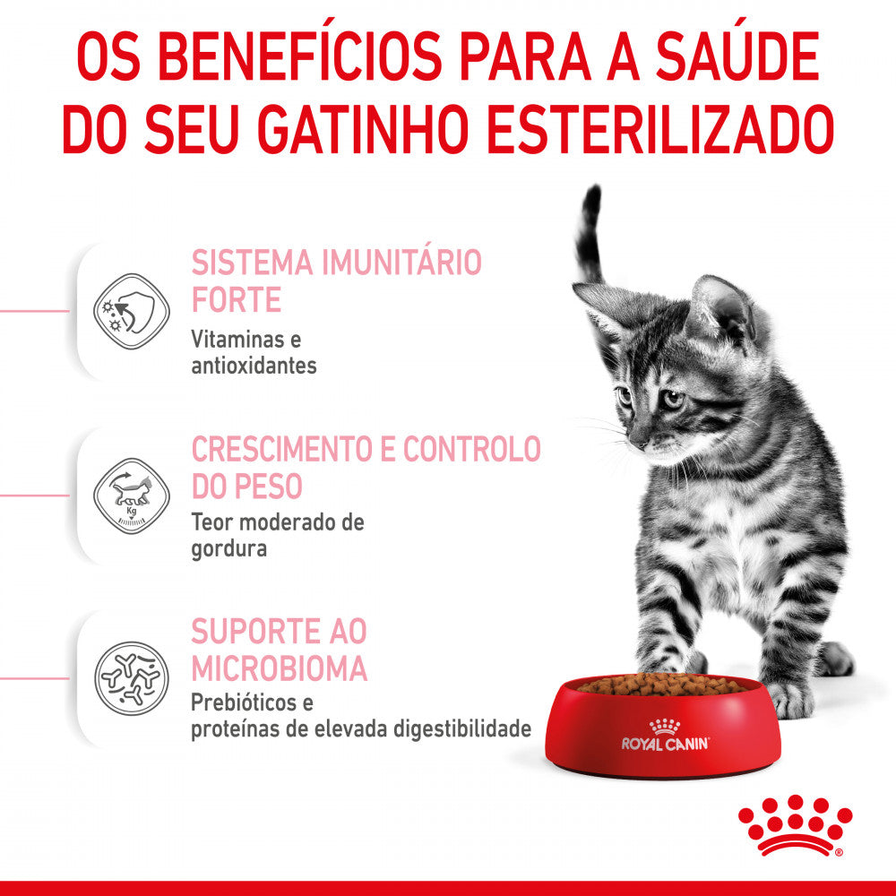 Royal Canin Kitten Sterilized - Ração seca para gatinhos esterilizados