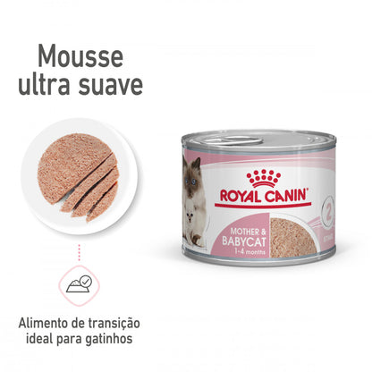 Royal Canin Mother&Babycat - Alimento húmido em mousse para gatinhos até 4 meses e gatas gestantes/lactantes