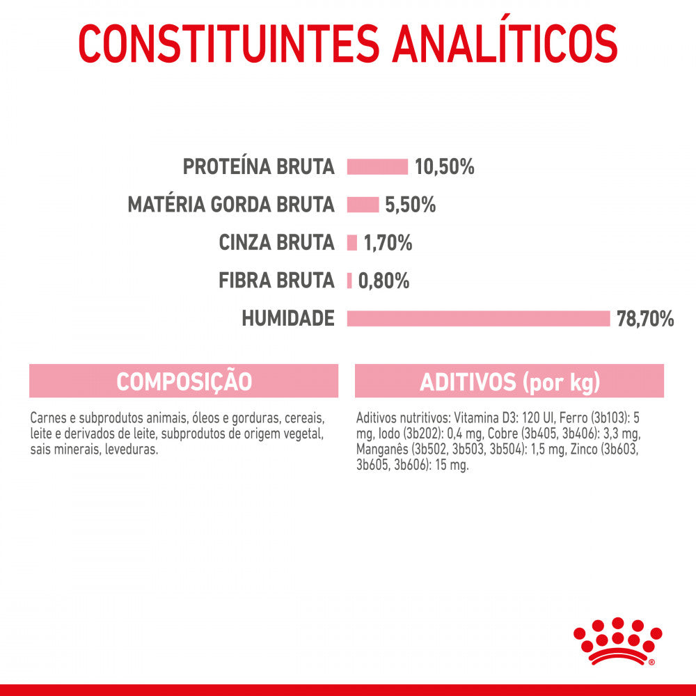 Royal Canin Mother&Babycat - Alimento húmido em mousse para gatinhos até 4 meses e gatas gestantes/lactantes