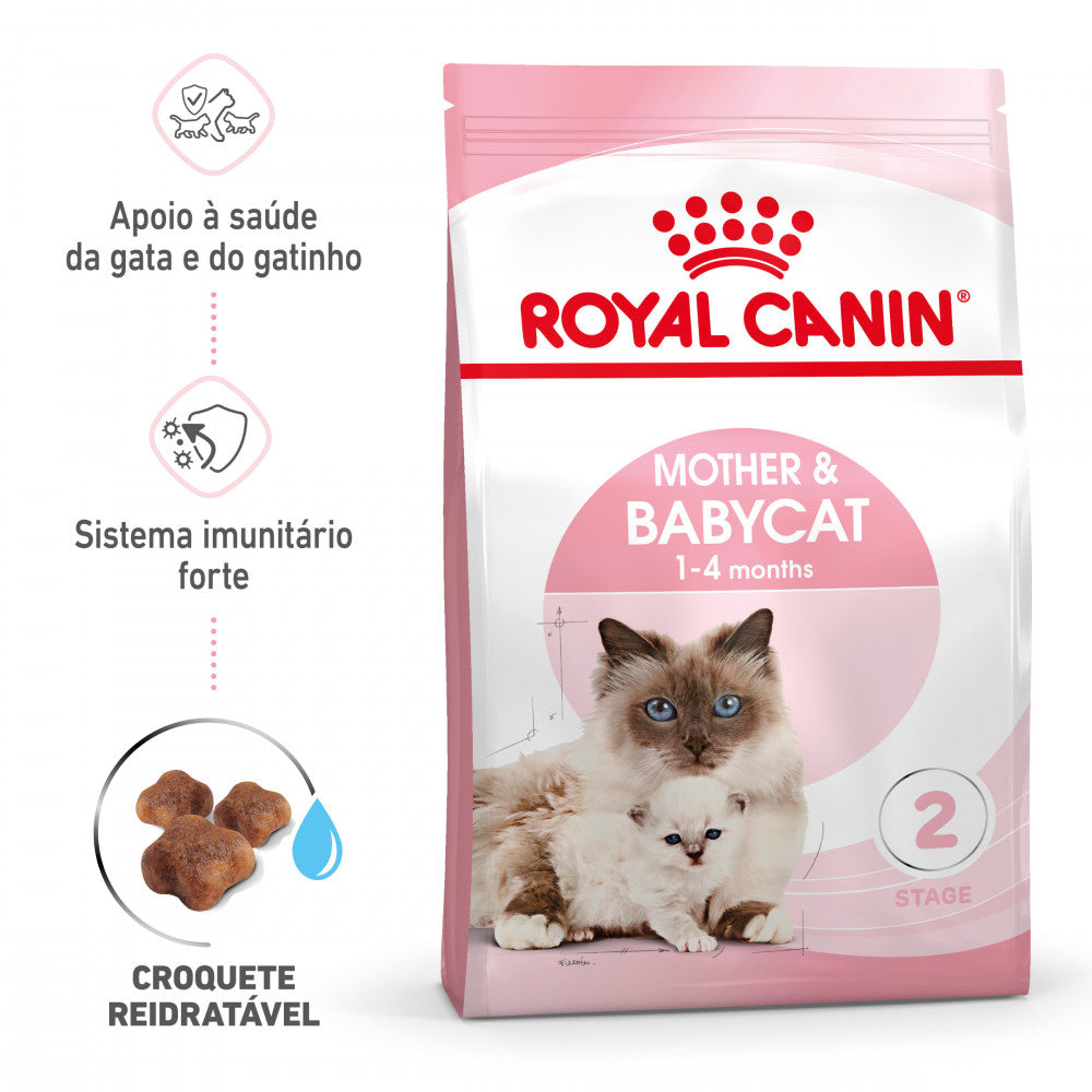 Royal Canin Mother & Babycat - Ração seca para gatinhos até 4 meses e gatas gestantes/lactantes