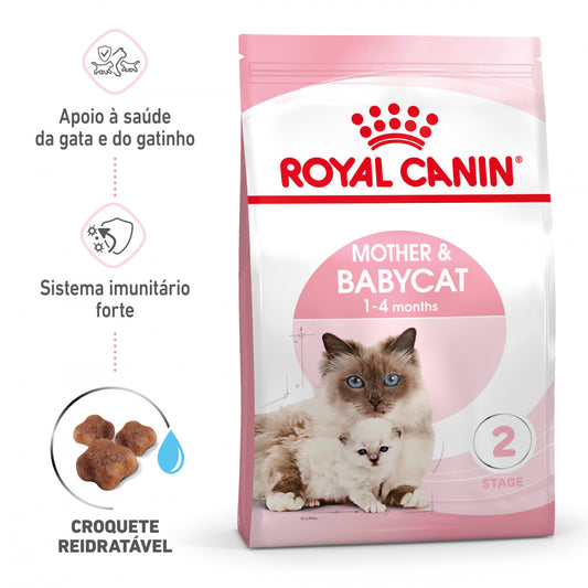 Royal Canin Mother & Babycat - Ração seca para gatinhos até 4 meses e gatas gestantes/lactantes