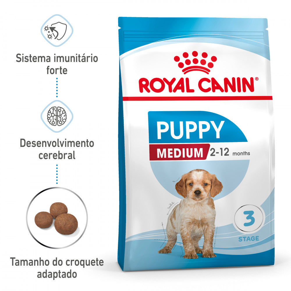 Royal Canin Puppy Medium - Ração seca para cachorro de porte médio