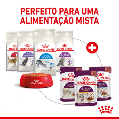 Royal Canin Sensory Feel - Alimento húmido para gato que ajuda a estimular a sensação bocal