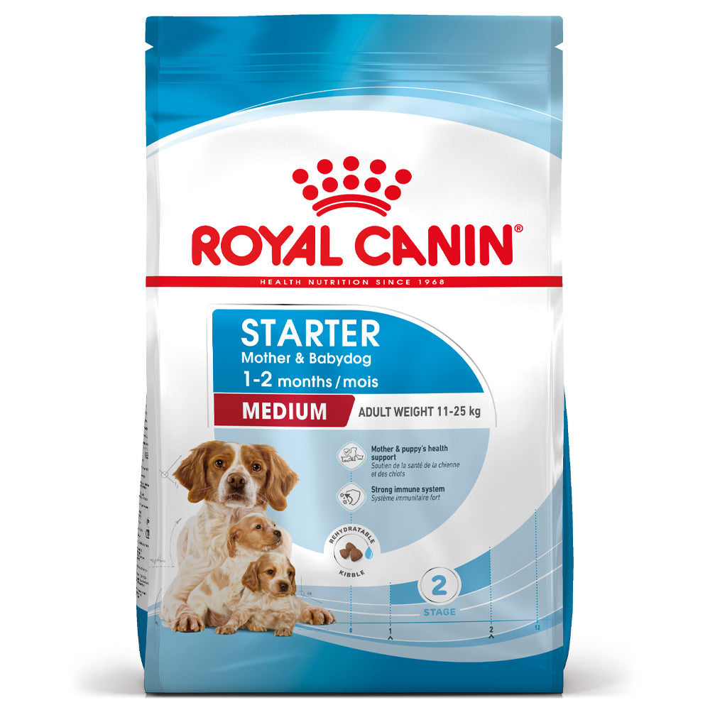 Royal Canin Starter Mother & babydog Medium - Ração seca para cadelas gestantes/lactantes
