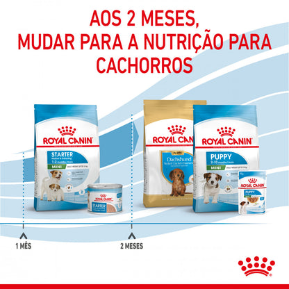 Royal Canin Starter Mother & Babydog Mini - Ração seca para cadelas gestantes/lactantes e cachorro de porte pequeno até aos 2 meses