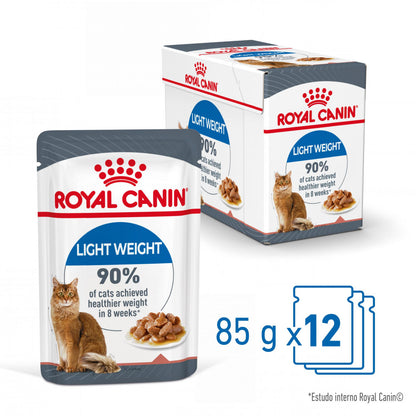Royal Canin Light Weight - Alimento húmido em molho para gato para controlo do peso