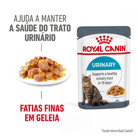 Royal Canin Urinary Care - Alimento húmido em geleia para gatos com sensibilidade urinária