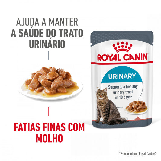 Royal Canin Urinary Care - Alimento húmido em molho para gatos com sensibilidade urinária