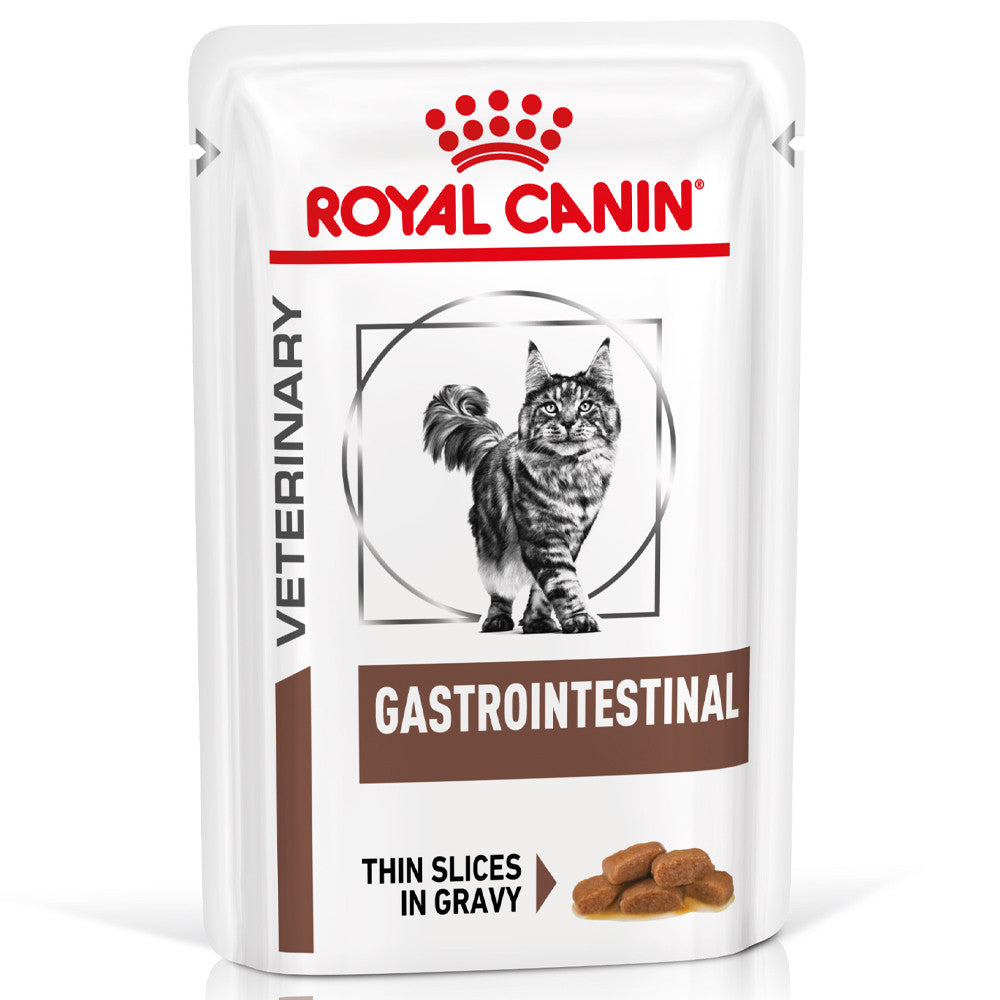 Royal Canin VET Gastrointestinal - Alimento húmido em molho para gatos com problemas digestivos