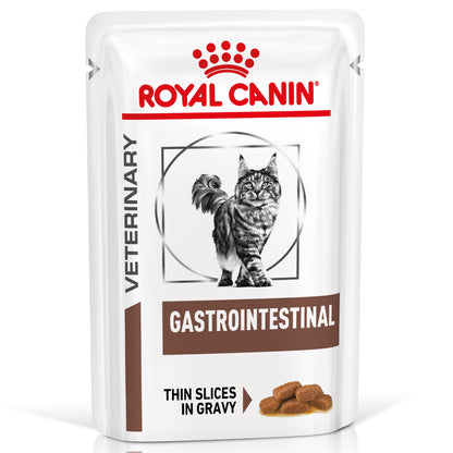 Royal Canin VET Gastrointestinal - Alimento húmido em molho para gatos com problemas digestivos