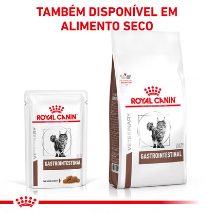 Royal Canin VET Gastrointestinal - Alimento húmido em molho para gatos com problemas digestivos