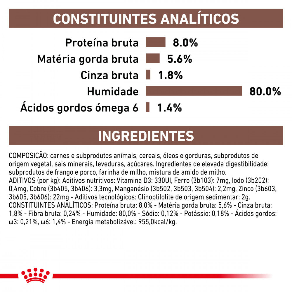 Royal Canin VET Gastrointestinal - Alimento húmido em molho para gatos com problemas digestivos