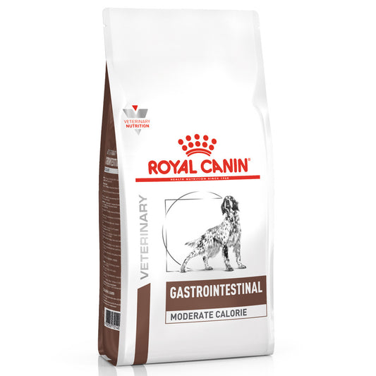 Royal Canin VET Gastrointestinal Moderate Calorie - Ração seca para cão com excesso de peso e problemas digestivos