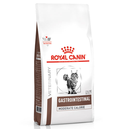 Royal Canin VET Gastrointestinal Moderate Calorie - Ração seca para gato com problemas digestivos