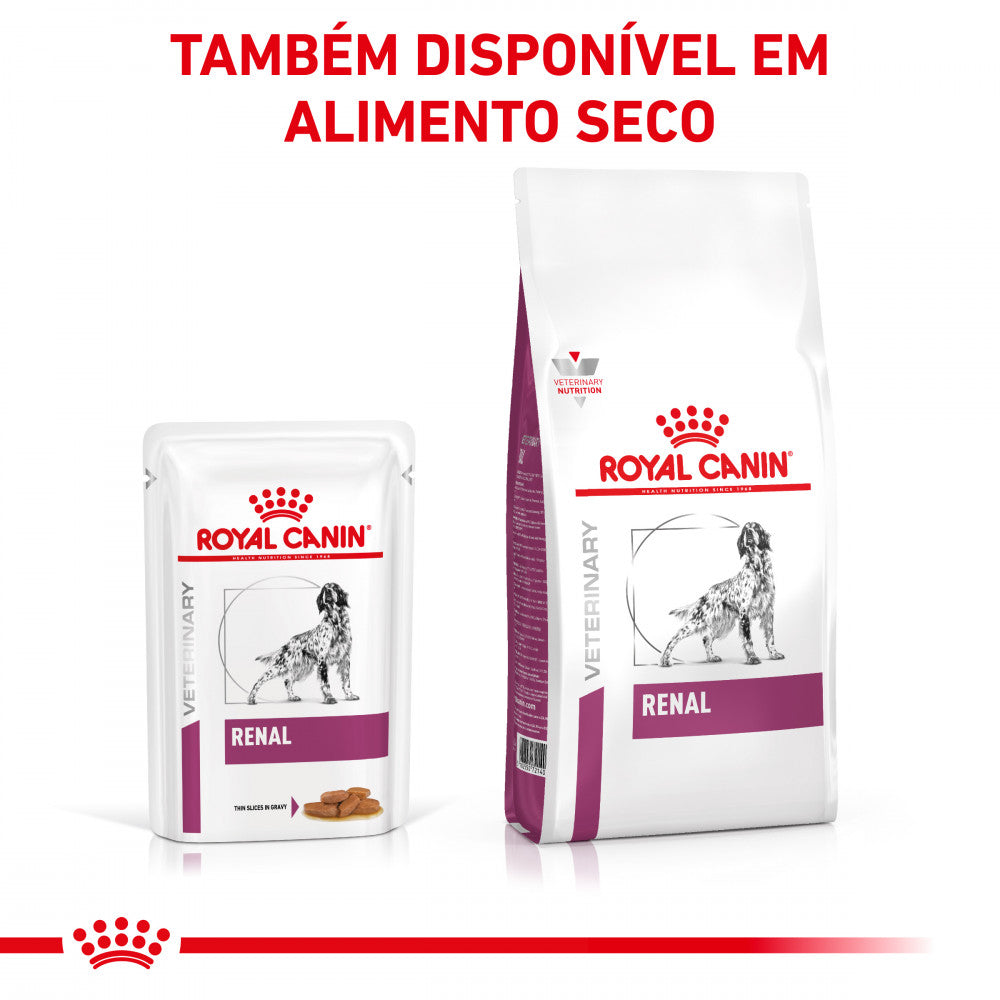 Royal Canin VET Renal - Alimento húmido em molho para cão com doença renal