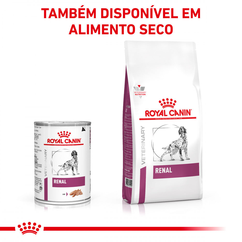 Royal Canin VET Renal Loaf - Alimento húmido para cão com problemas renais