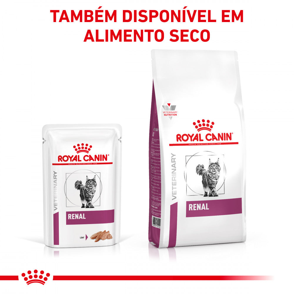 Royal Canin VET Renal Loaf - Alimento húmido para gatos com doença renal