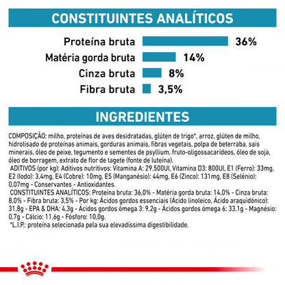 Royal Canin VET Skin & Coat - Ração seca para gatos com dermatite e queda de pelo