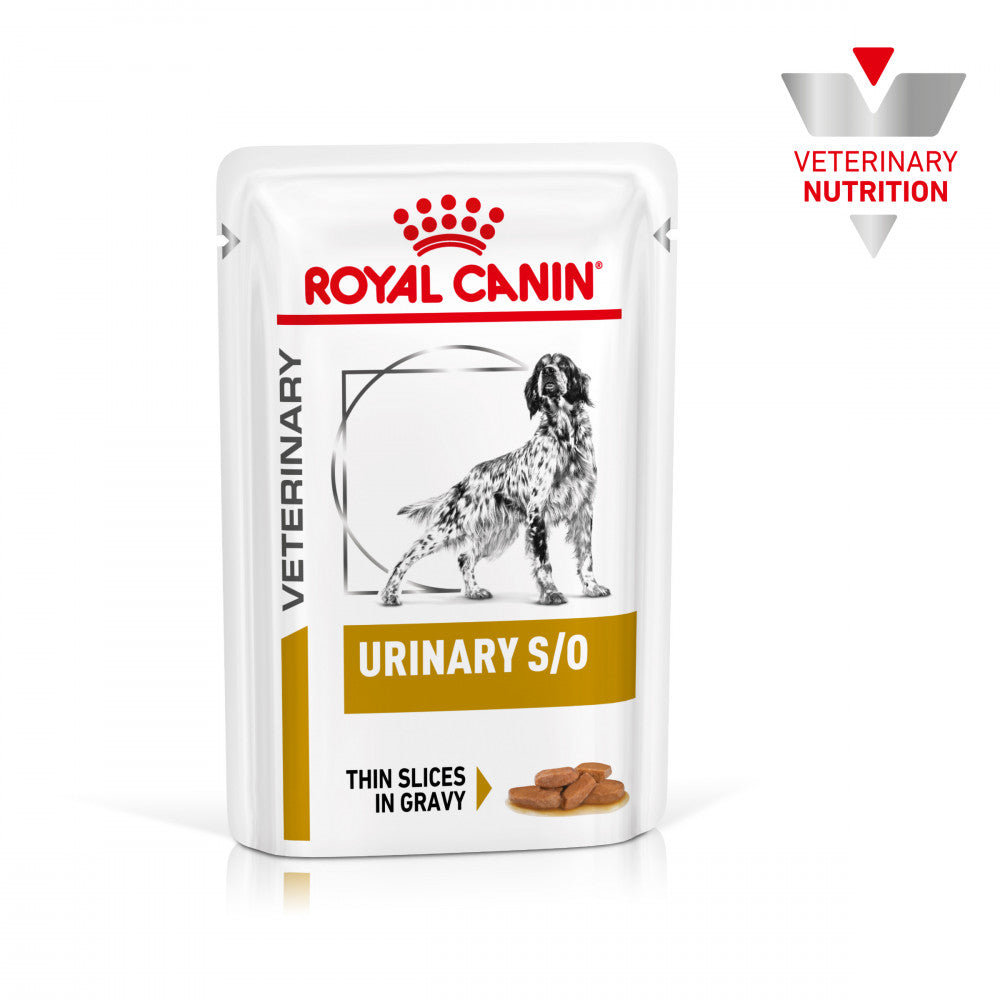 Royal Canin VET Urinary S/O - Alimento húmido em molho para cão com problemas urinários